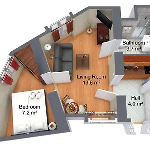 Appartement Seven Angels, Praag